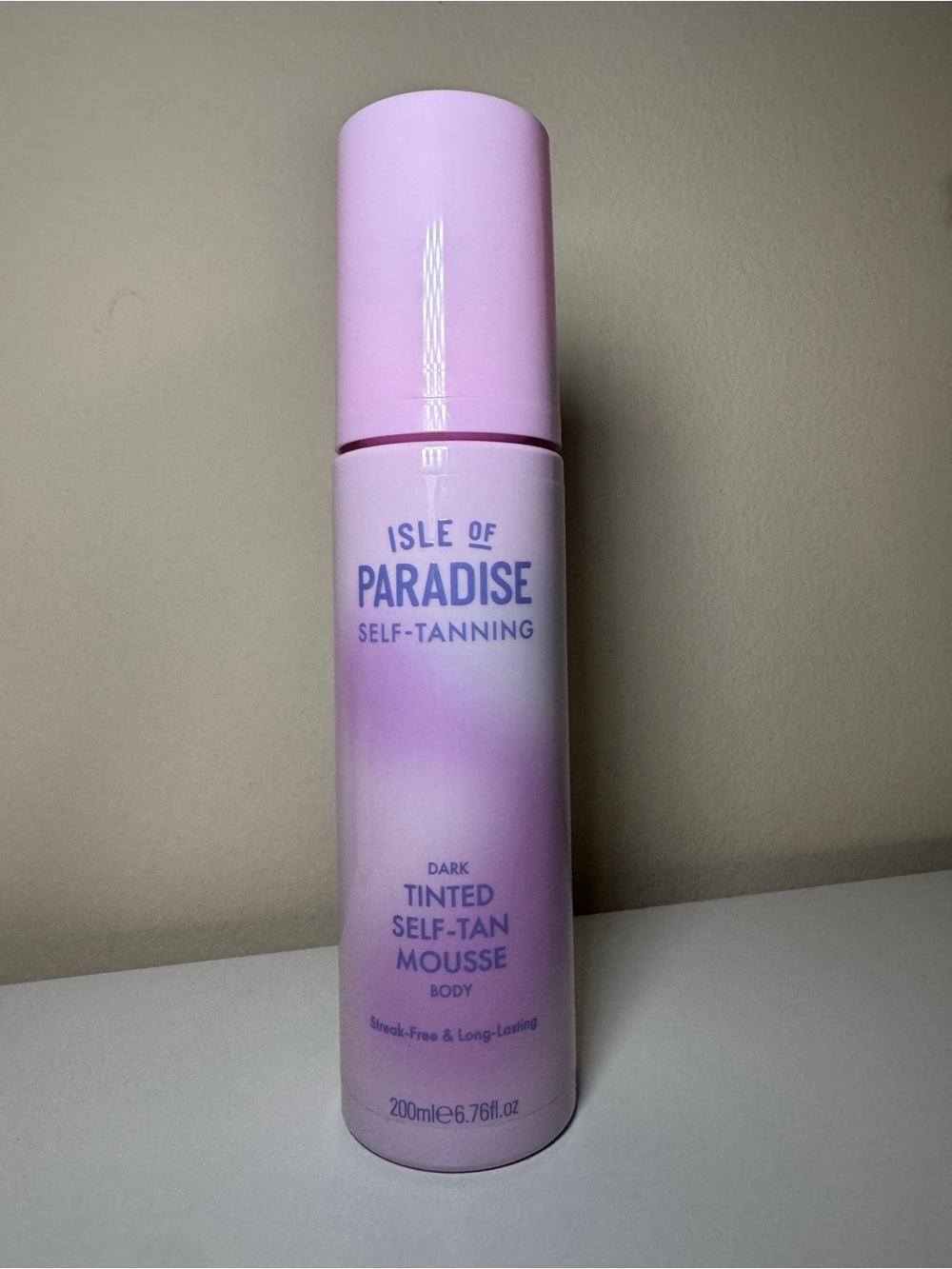 Isle of Paradise Mousse Self Tanner - Dark - 6.76 fl oz - NEW